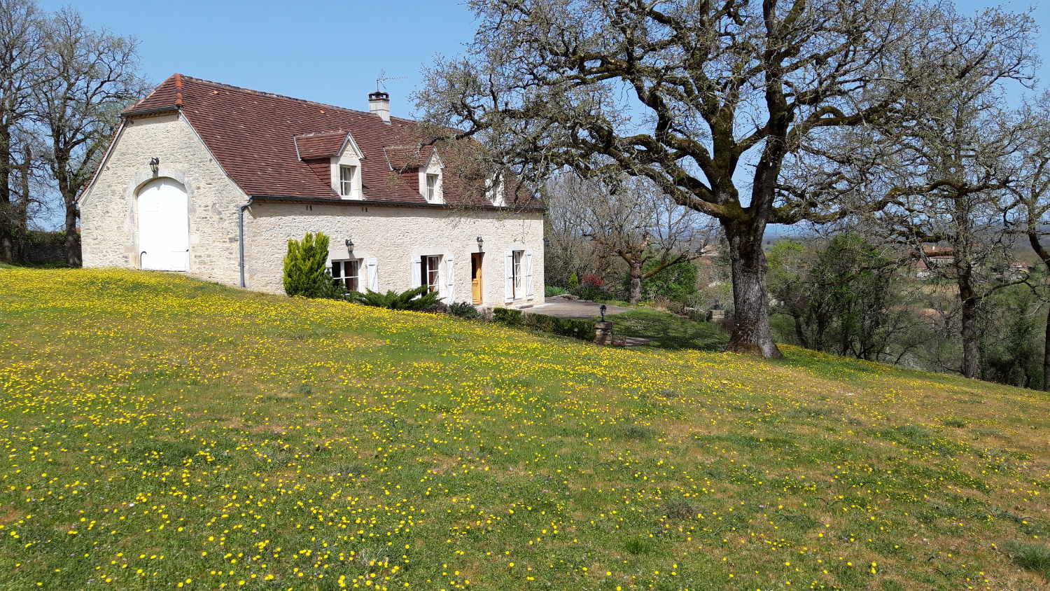 Gîte à Rocamadour: la maison en fleurs